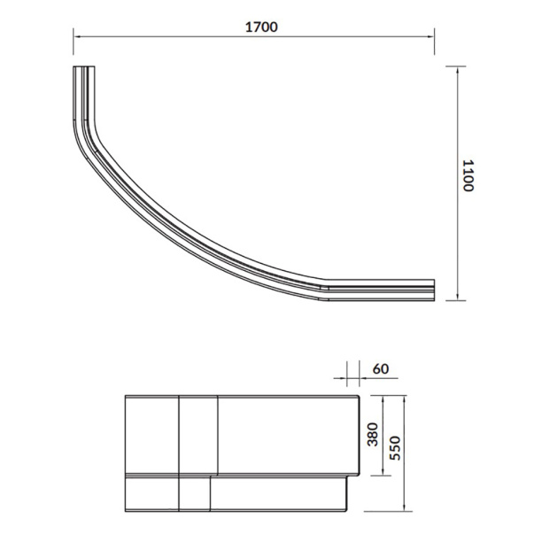 Панель для ванны Cersanit Kaliope 170 см правая от магазина ЛесКонПром.ру
