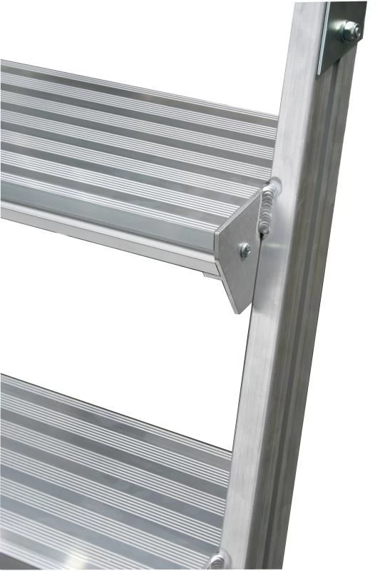 Двухсторонняя передвижная лестница с платформой STABILO 2Х5 ступеней KRAUSE арт.820259 от магазина ЛесКонПром.ру