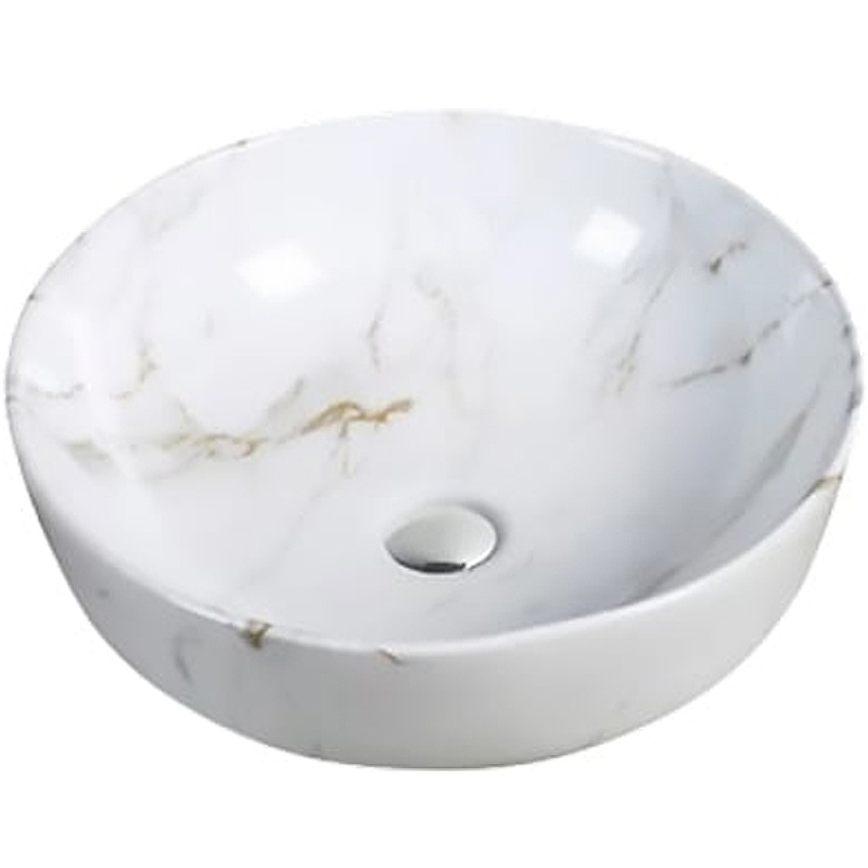 Раковина-чаша SantiLine 41 SL-7021 Белый мрамор от магазина ЛесКонПром.ру