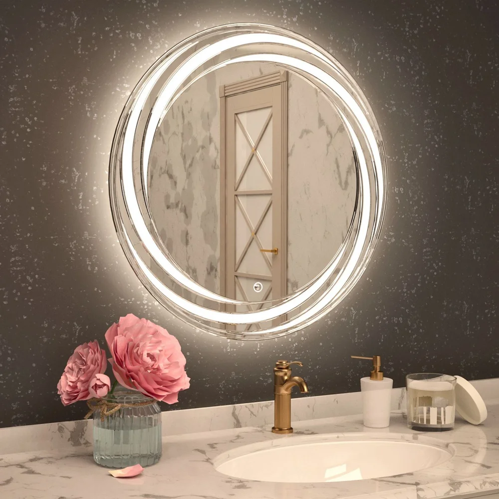 Зеркало круглое Art&Max Romantic 70 с подсветкой от магазина ЛесКонПром.ру