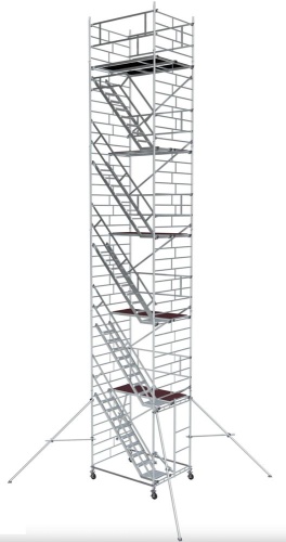 ВЫШКА МОДУЛЬНАЯ АЛЮМИНИЕВАЯ megal -BMA1400/12 С ЛЕСТНИЦЕЙ от магазина ЛесКонПром.ру