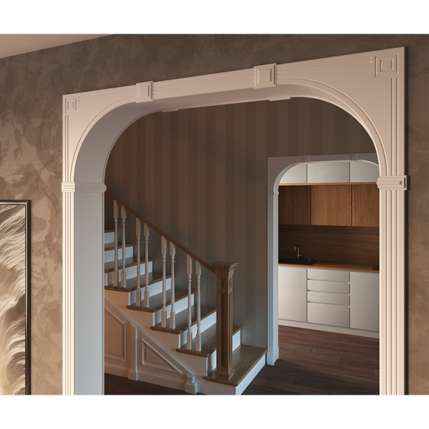 Арка ламинированная Белла белая от магазина ЛесКонПром.ру