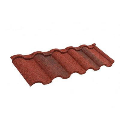 Композитная черепица Люксард Roman гранат от магазина ЛесКонПром.ру