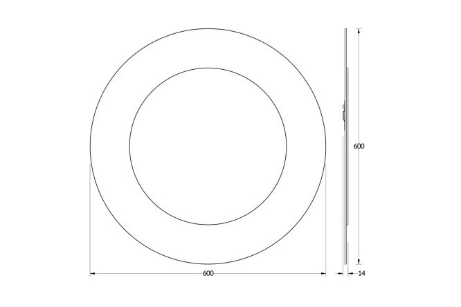 Зеркало EVOFORM Double 80545620 от магазина ЛесКонПром.ру