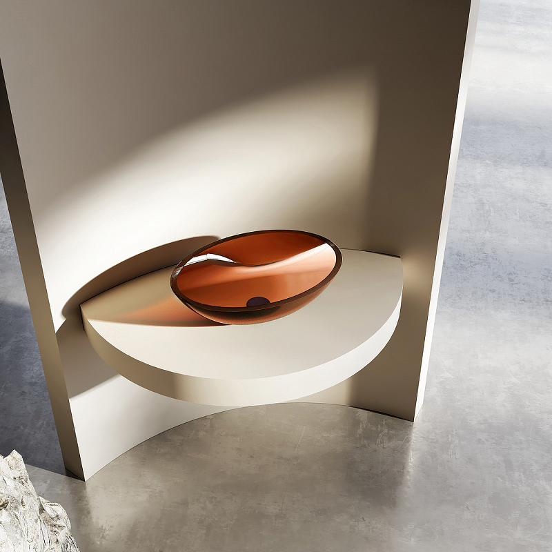 Раковина-чаша Abber Kristall 50 AT2802Opal Коричневая от магазина ЛесКонПром.ру