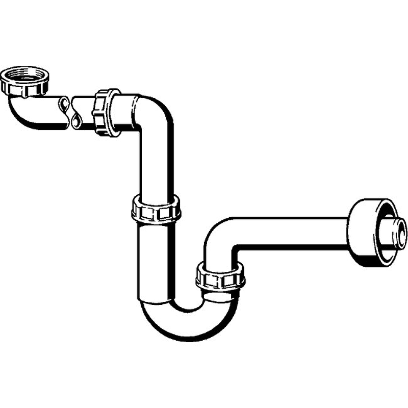 Сифон для раковины Viega 5729 606220 Белый от магазина ЛесКонПром.ру
