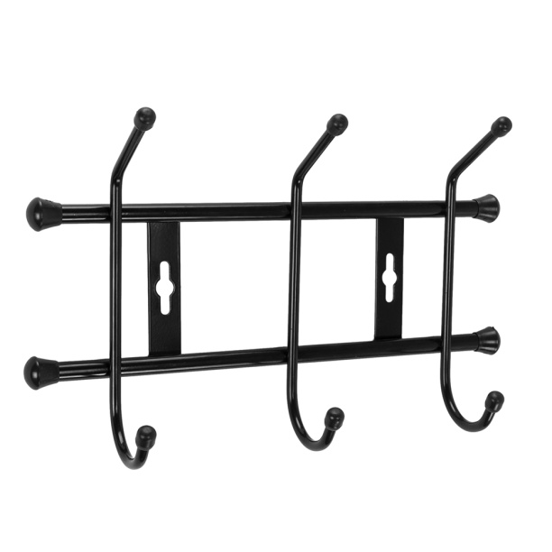 Вешалка настенная Ника ВН3 28,5х6,7х18 см черная от магазина ЛесКонПром.ру