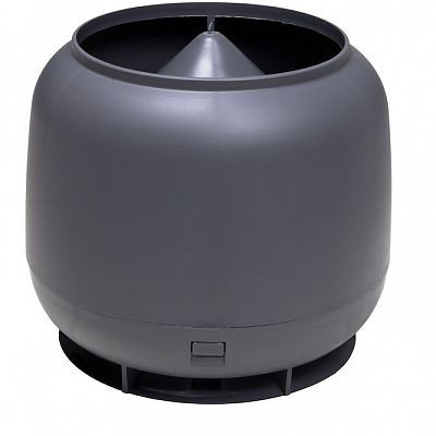 Колпак вентиляционного выхода Vilpe 160, цвет серый от магазина ЛесКонПром.ру