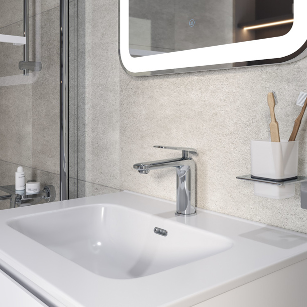 Смеситель для раковины IDDIS Dash хром от магазина ЛесКонПром.ру