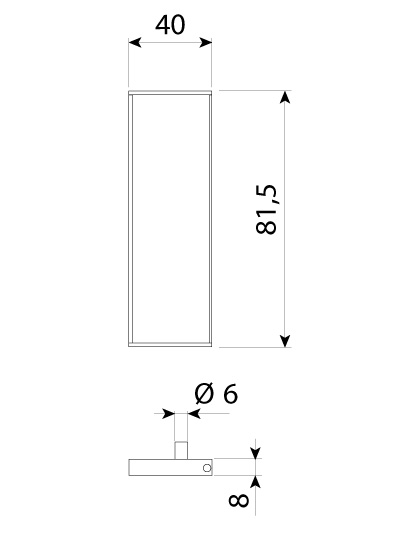 Ручка откидная мебельная Модель MB09128 MB09128F0AP1 от магазина ЛесКонПром.ру