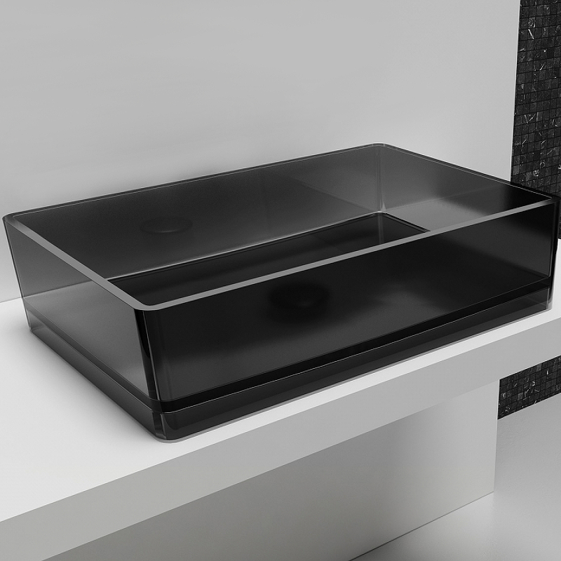 Раковина-чаша Abber Kristall 60 AT2803Onyx Черная от магазина ЛесКонПром.ру