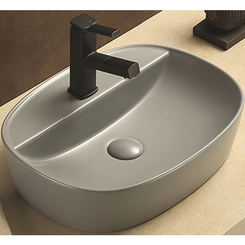 Раковина-чаша CeramaLux 50 78239MH-5 Светло-серая от магазина ЛесКонПром.ру