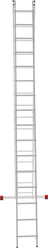Лестница алюминиевая двухсекционная полупрофессиональная Новая Высота 2x16 арт. 2220216 от магазина ЛесКонПром.ру