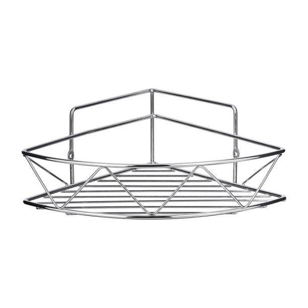 Полка сетчатая Verran Зигзаг 1-ярусная угловая хром от магазина ЛесКонПром.ру