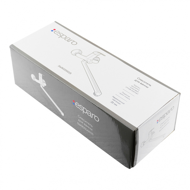 Смеситель для ванны Esparo SW90000015 с длинным изливом от магазина ЛесКонПром.ру