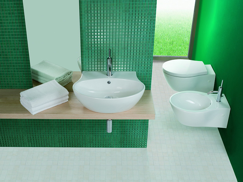 Раковина Hatria Nido 56 Y0TT01 Белая от магазина ЛесКонПром.ру