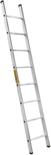 Лестница алюминиевая односекционная приставная профессиональная Алюмет  1х10  арт. 9110 от магазина ЛесКонПром.ру