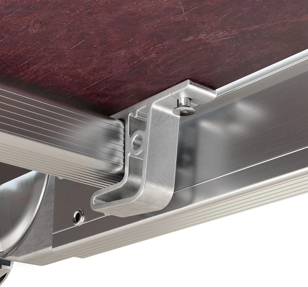 Профессиональная алюминиевая лестница-трансформер с помостом, ширина 650 мм NV3332 НОВАЯ ВЫСОТА 4Х3 арт.3332403 от магазина ЛесКонПром.ру