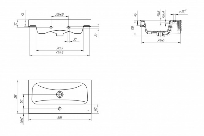 Раковина Moduo 80406443 от магазина ЛесКонПром.ру