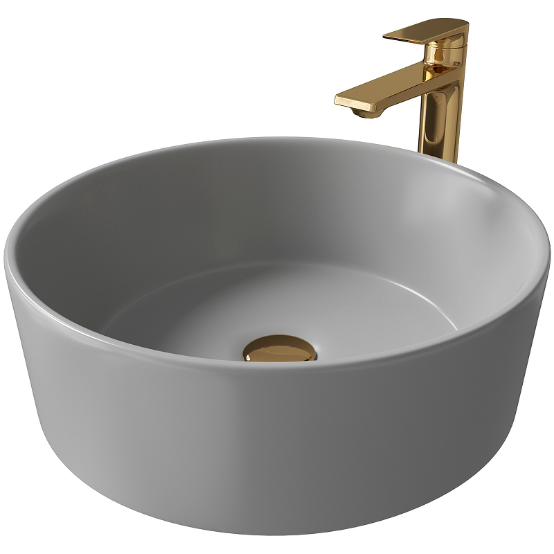 Раковина-чаша Grossman 40 GR-3013GM Серая матовая от магазина ЛесКонПром.ру