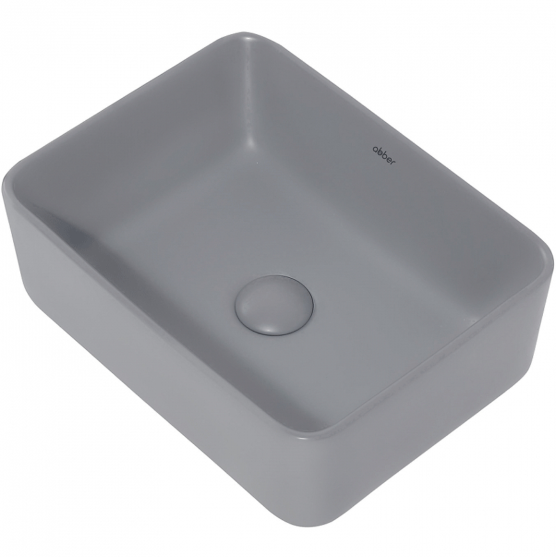 Раковина-чаша Abber Rechteck 40 AC2213MG Серая матовая от магазина ЛесКонПром.ру
