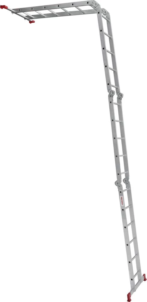 Алюминиевая четырехсекционная лестница-трансформер 340 мм NV2320 НОВАЯ ВЫСОТА 2Х5+2Х6 арт. 2320256 от магазина ЛесКонПром.ру