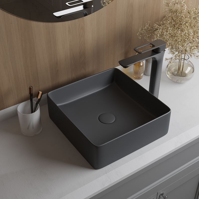 Раковина-чаша Iddis Slide 36 SLIGM01i27 Серая матовая от магазина ЛесКонПром.ру