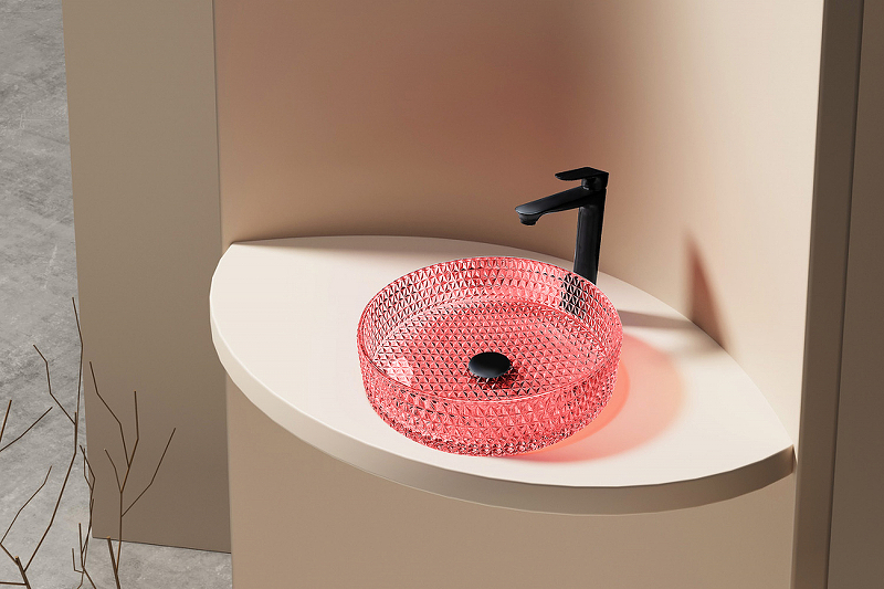 Раковина-чаша Abber Glas 40 AK2301OR Красная от магазина ЛесКонПром.ру