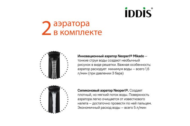 Смеситель для умывальника IDDIS Slide 80534137 от магазина ЛесКонПром.ру