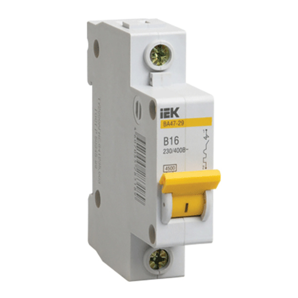 Выключатель автоматический IEK 1п 20 А В от магазина ЛесКонПром.ру
