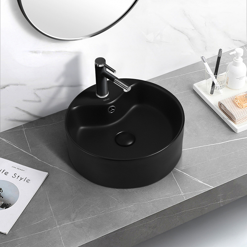 Раковина Abber Bequem 41 AC2104MB Черная матовая от магазина ЛесКонПром.ру