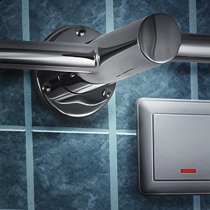 Электрический полотенцесушитель Energy Aura 800х600 EETR0AURA0806000000 Хром от магазина ЛесКонПром.ру