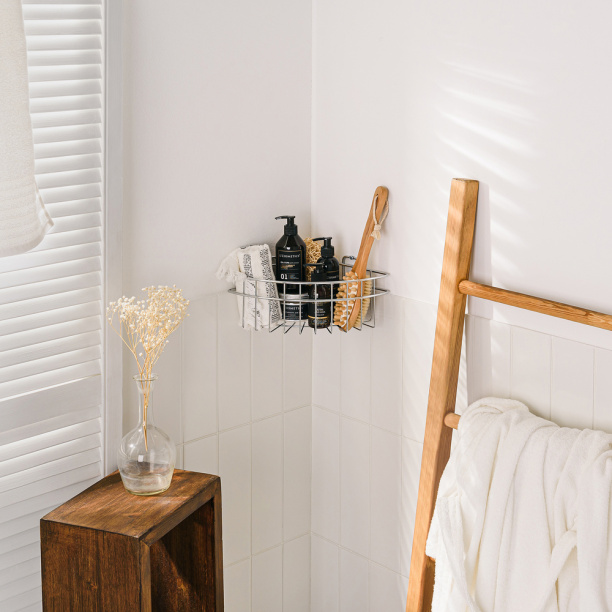 Полка сетчатая ЧМЗ Кашалот 1-ярусная угловая хром от магазина ЛесКонПром.ру