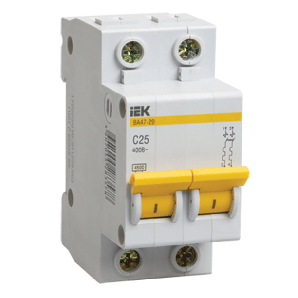 Выключатель автоматический IEK 2п 63 А В от магазина ЛесКонПром.ру