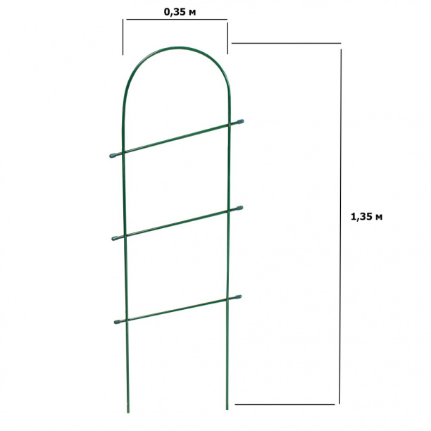 Шпалера металлическая Лесенка 35х135 см от магазина ЛесКонПром.ру