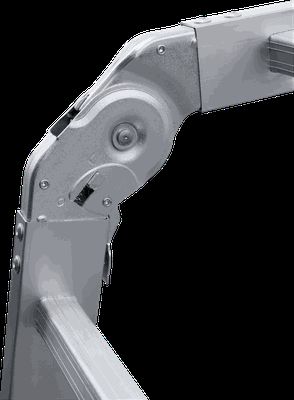 Алюминиевая четырехсекционная лестница-трансформер 400 мм NV1322 НОВАЯ ВЫСОТА 4Х4 арт.1322404 от магазина ЛесКонПром.ру