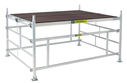 ПОДМОСТИ РАЗБОРНЫЕ АЛЮМИНИЕВЫЕ MEGAL ПРА-1400 от магазина ЛесКонПром.ру