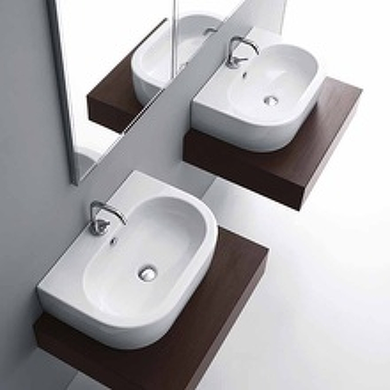 Раковина Kerasan Flo 60 314201*1 Белая от магазина ЛесКонПром.ру