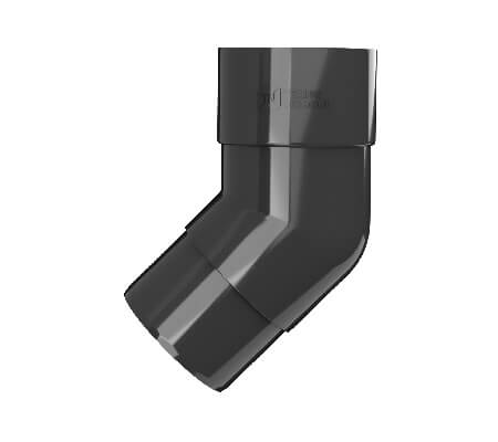 Колено трубы ТЕХНОНИКОЛЬ ПВХ 125/82, 108°, черный от магазина ЛесКонПром.ру