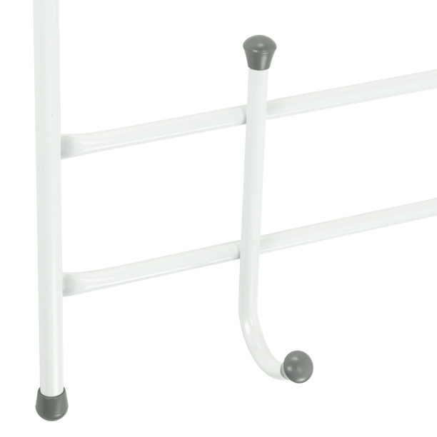 Вешалка настенная Ника ВПТ8 59х27х71 см с полкой белая от магазина ЛесКонПром.ру