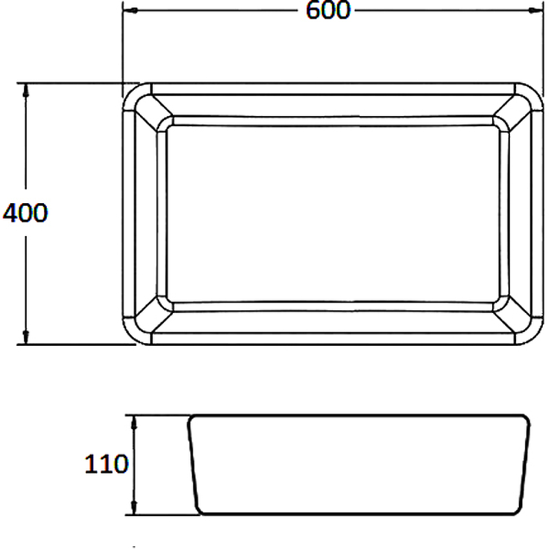 Раковина-чаша Mira 60 MR-4060MB Черная матовая от магазина ЛесКонПром.ру