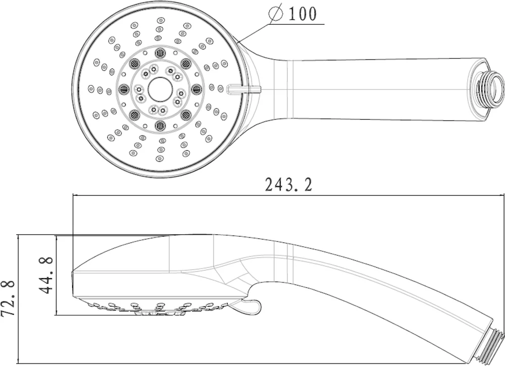 Душевая лейка Lemark LM0135C от магазина ЛесКонПром.ру