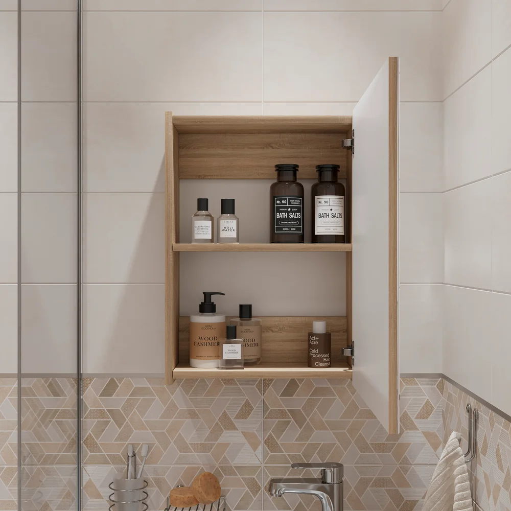 Зеркало-шкаф DIWO Архангельск 40 дуб сонома от магазина ЛесКонПром.ру