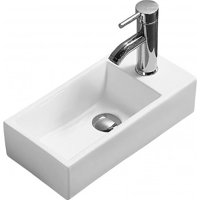 Раковина CeramaLux 38 9048FL Белая от магазина ЛесКонПром.ру