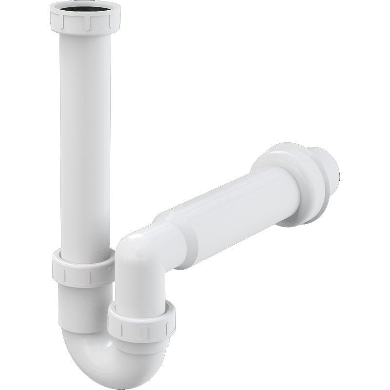 Сифон для кухонной мойки Alcaplast A80-DN50 Белый от магазина ЛесКонПром.ру