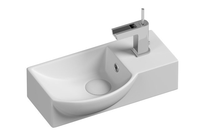 Умывальник подвесной угловой CERAMICA NOVA Element 80551295 от магазина ЛесКонПром.ру