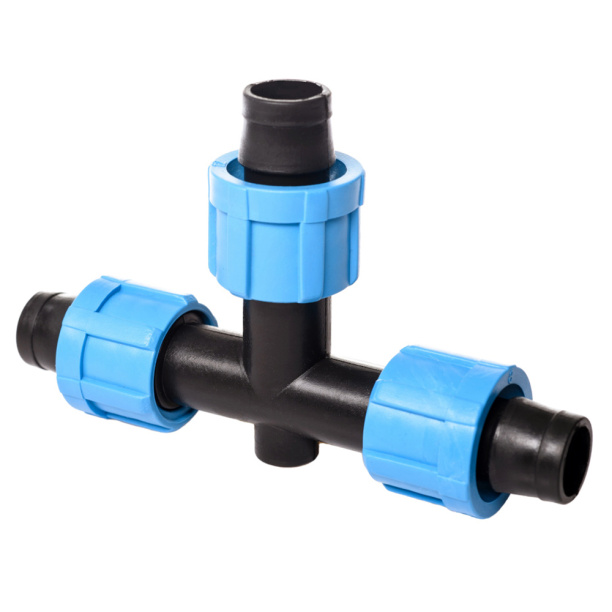 Тройник для ленты капельного полива зажимной MP-У от магазина ЛесКонПром.ру