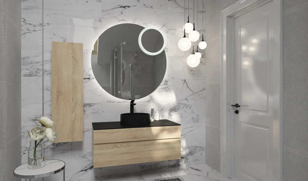 Зеркало круглое Raval Decent с подсветкой от магазина ЛесКонПром.ру