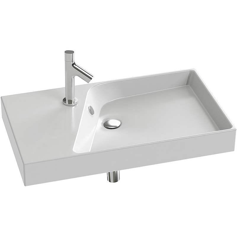 Раковина Jacob Delafon Rythmic 80 EXO112-00 Белая от магазина ЛесКонПром.ру