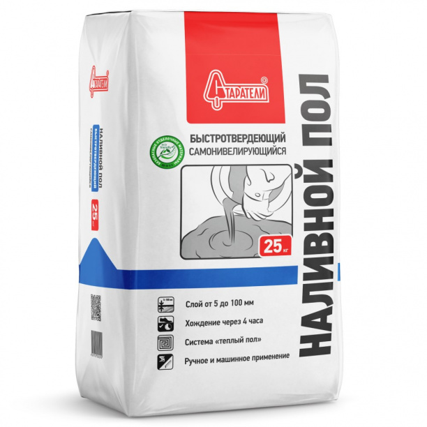 Наливной пол Старатели Быстротвердеющий 25 кг от магазина ЛесКонПром.ру